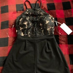 Traces Of Love Lace Romper